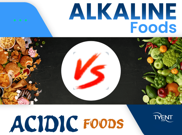 A black and white picture of food with the words alkaline foods vs acidic foods