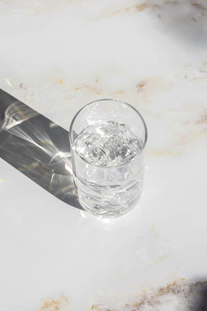 Tyent water glass